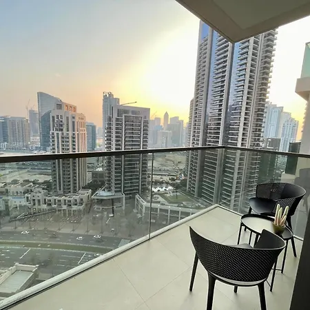 Chic Luxe 2Br I High Floor L By Burj Khalifa & Dubai Mall I Pool L Gym Esterno foto